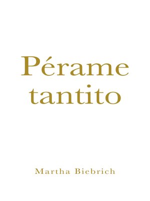 cover image of Pérame tantito